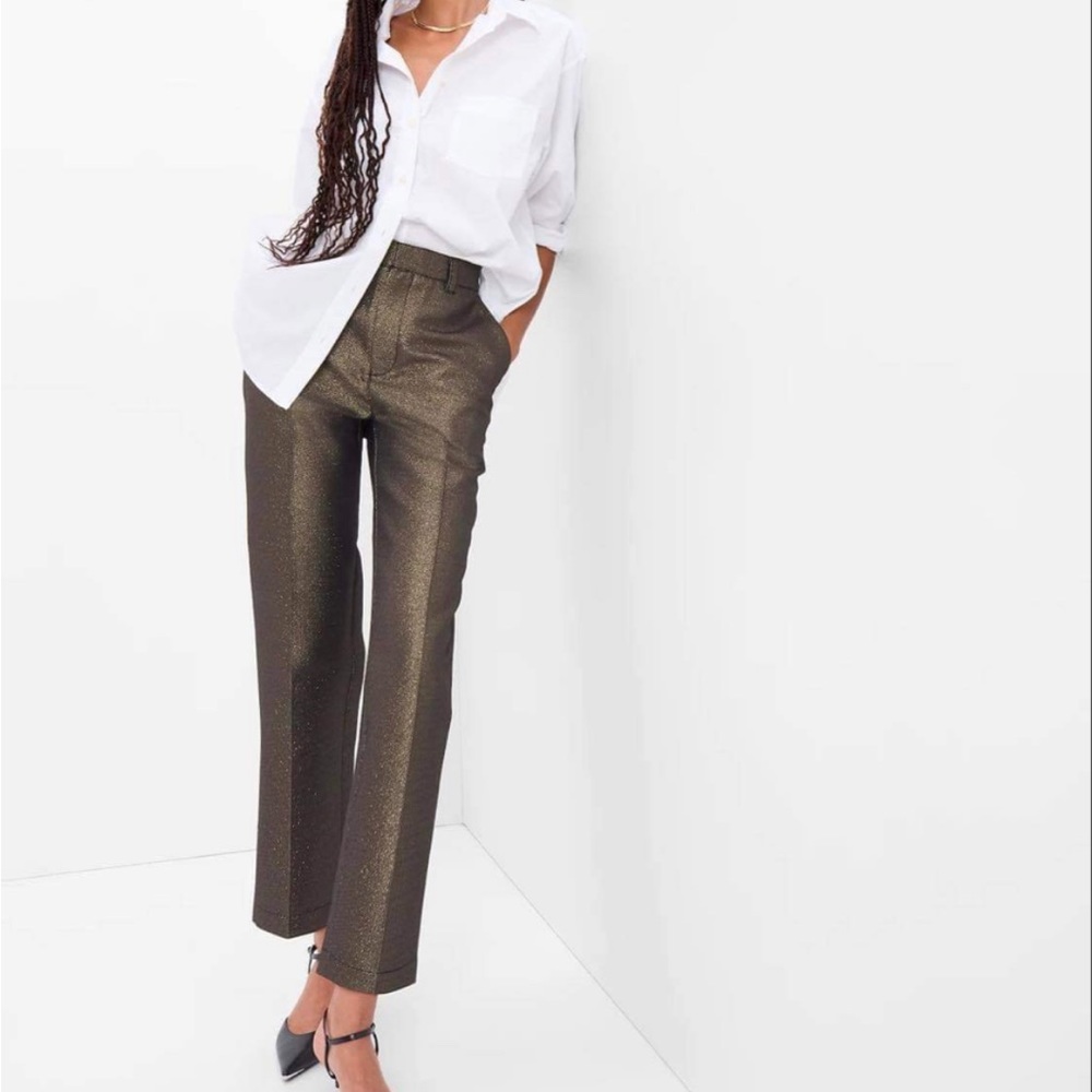 Gap metallic dress pants